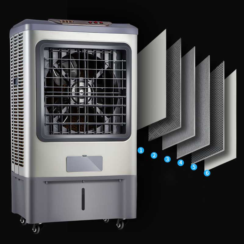 450W Portable Evaporative Air Cooler Chiller, 45L Water Tank